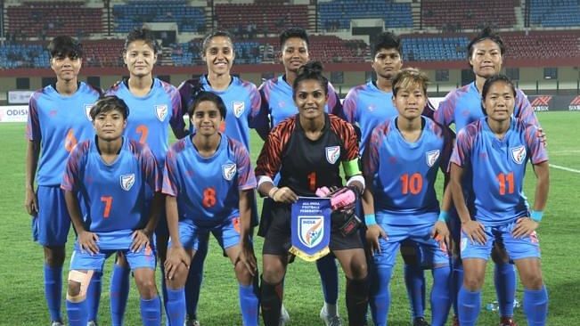 The Indian women’s football team jumped six places to 57th in the latest FIFA rankings.