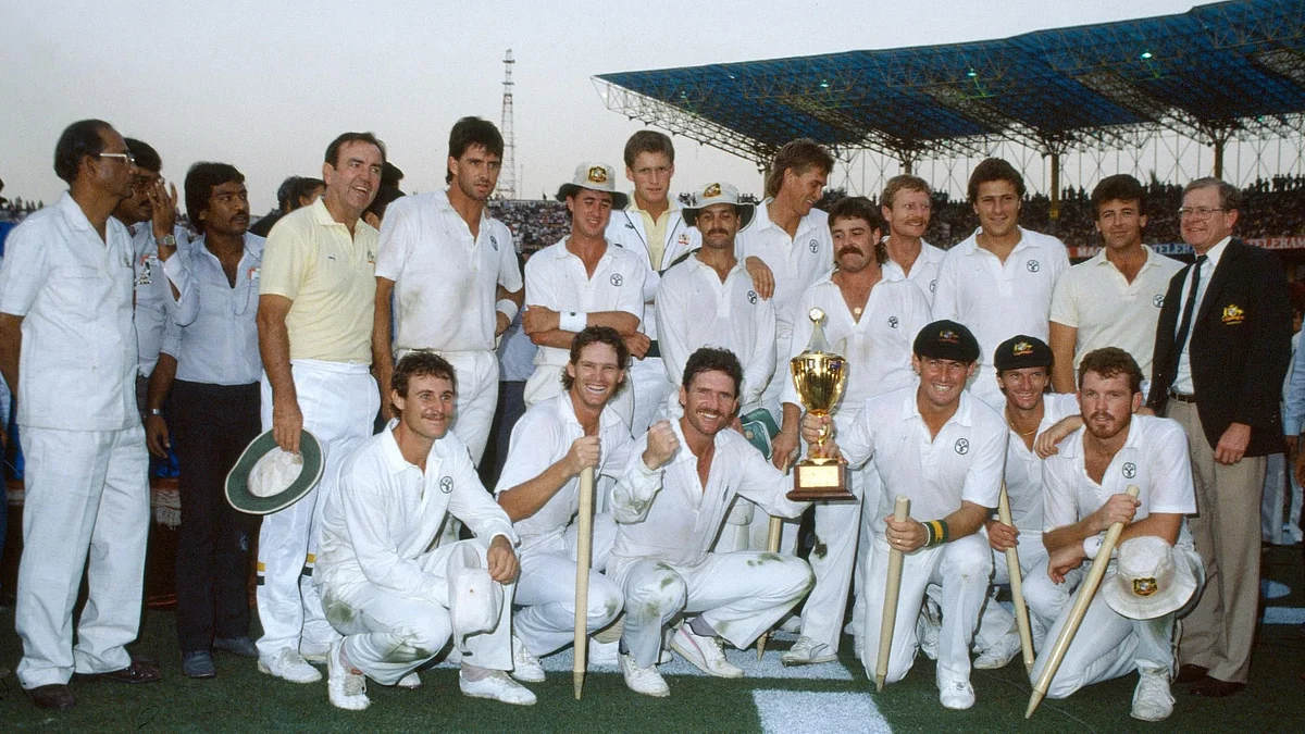 Allan Border led Australia to their maiden World Cup title.