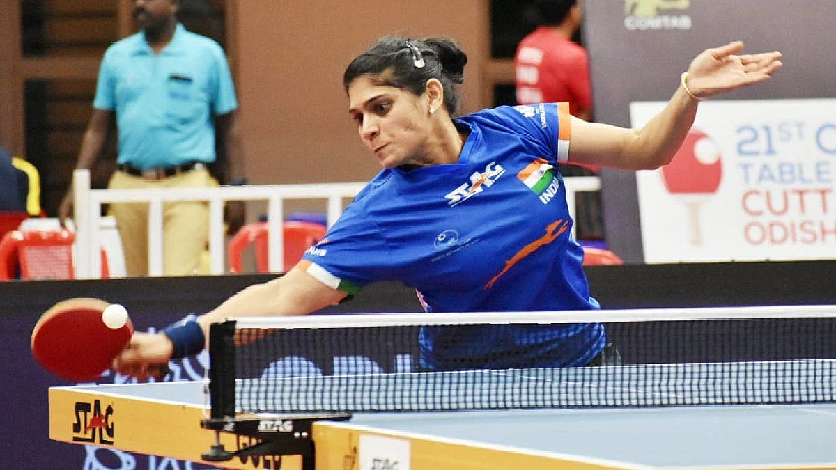 Madhurika downed Krittiwika Sinha Roy 4-1 to enter the semis of women's singles.