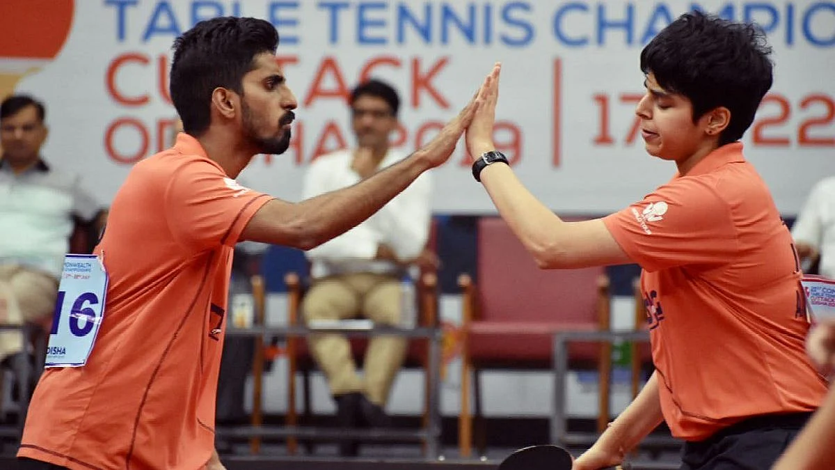 G Sathiyan and Archana Kamath defeated Singapore duo Peng Yu En Koen and Goi Rui Xuan 3-0.