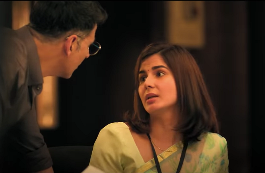 Kirti Kulhari as Neha Siddiqui in <i>Mission Mangal</i>.