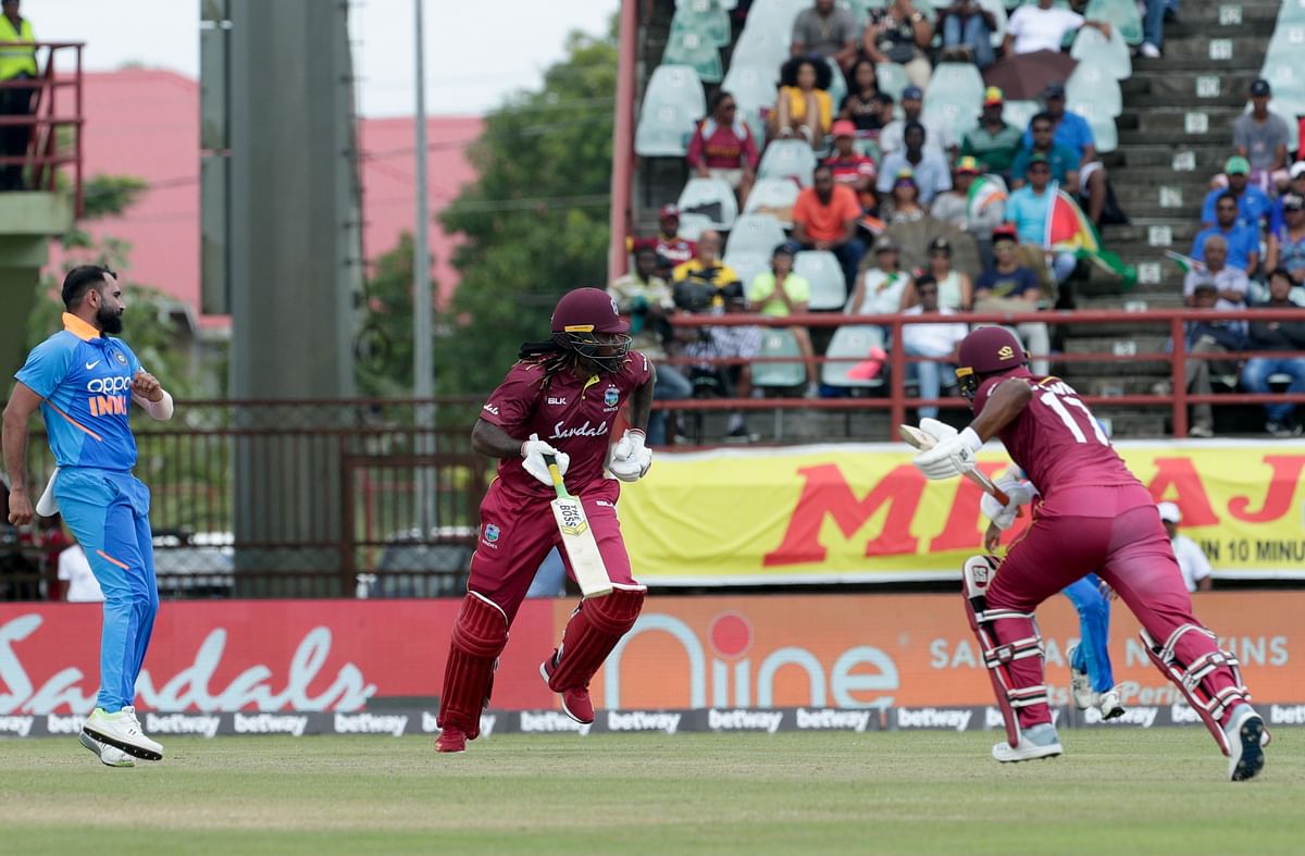 The first ODI between India and West Indies in Guyana has been abandoned due to rain.