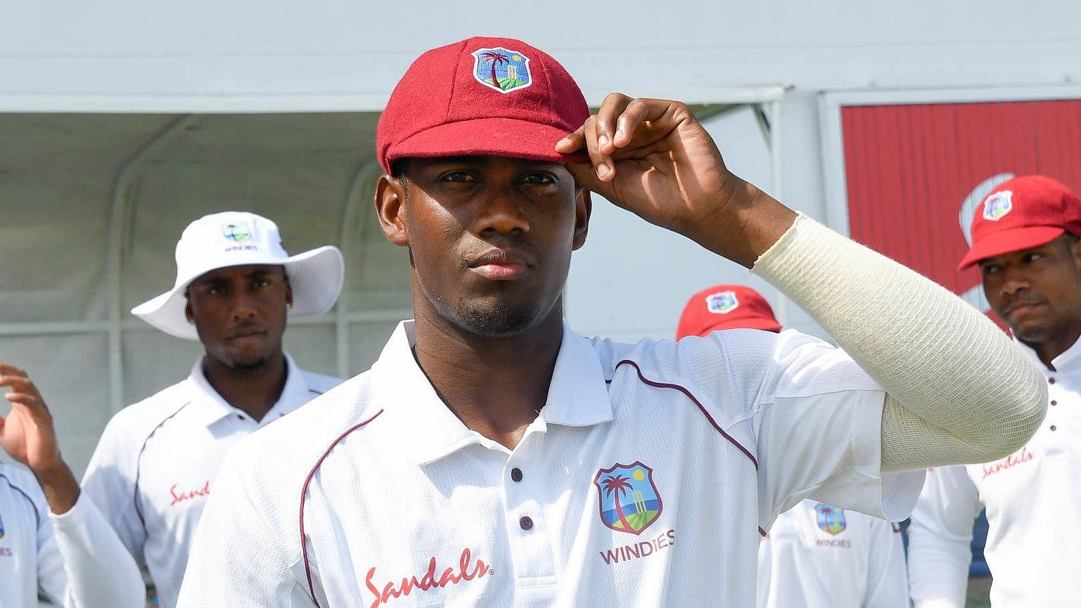 All-rounder Kemmo Paul has been ruled out of the first Test against India due to an ankle injury.