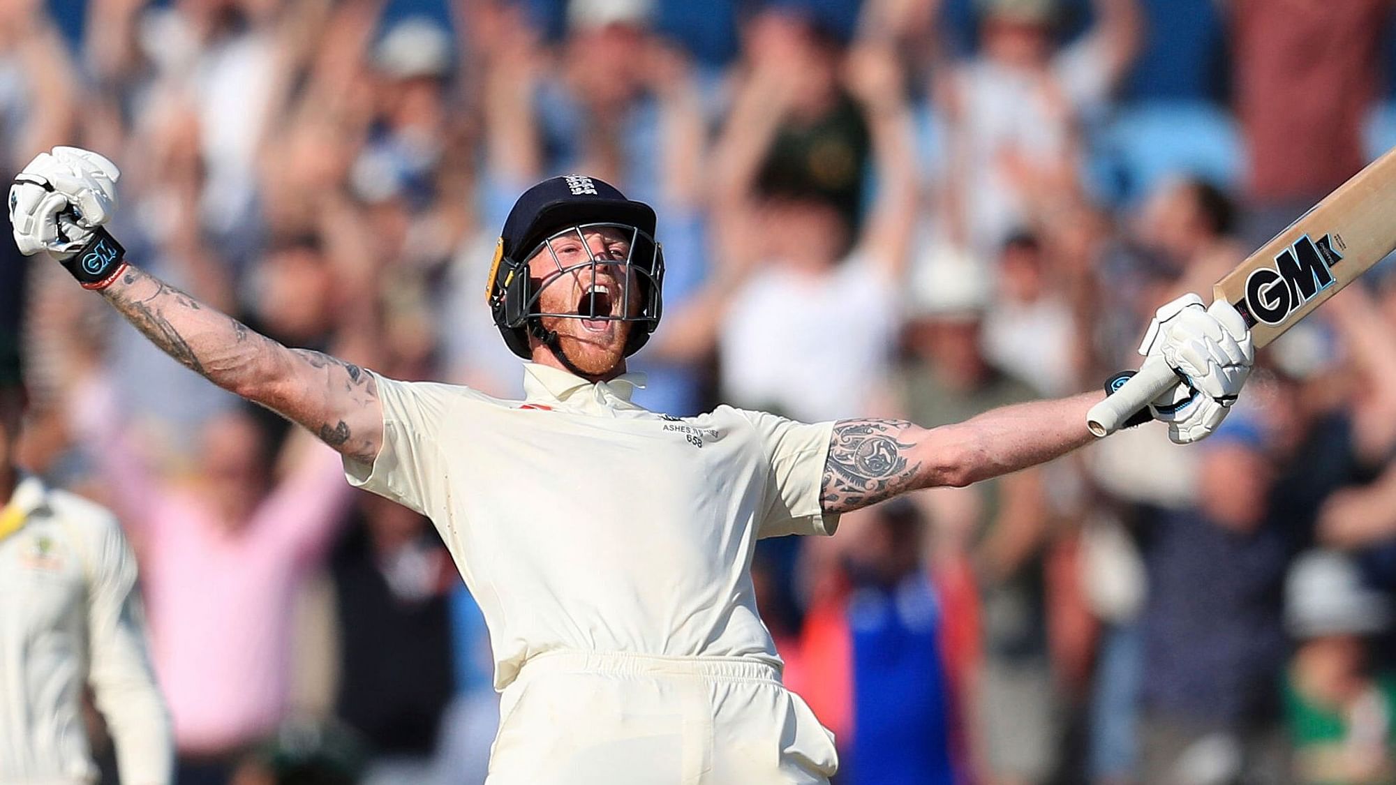 Ben Stokes leant back on aching legs and thrust his clenched right fist into the air, letting out a guttural roar.