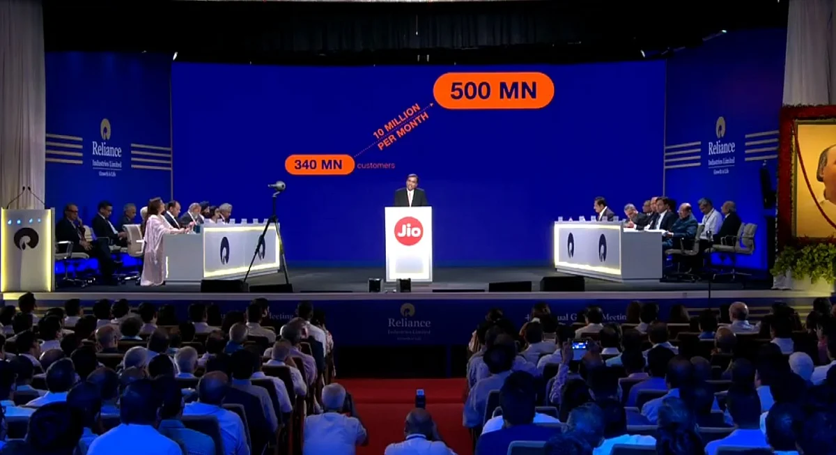 New target for Reliance Jio in the coming years.