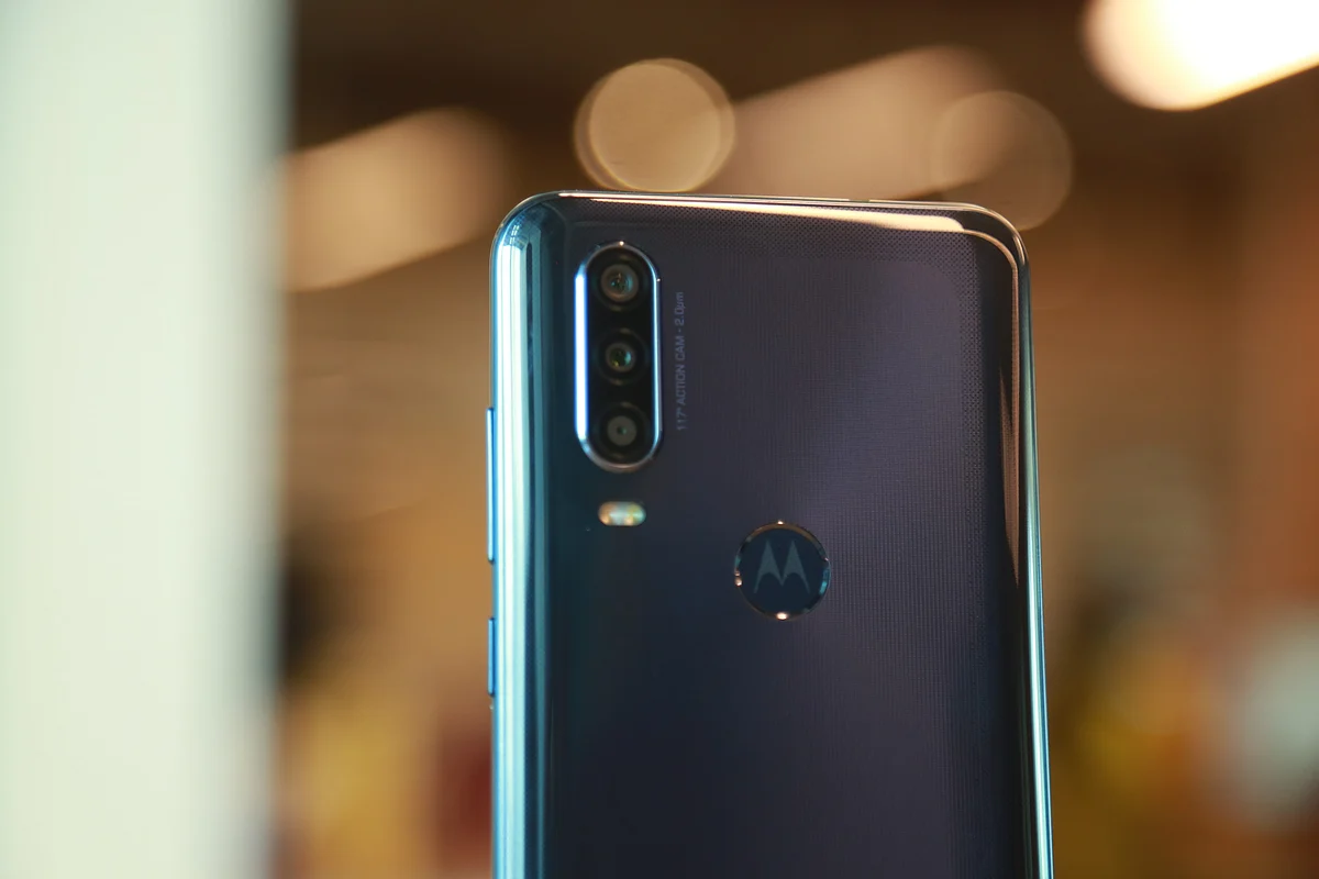 The fingerprint scanner comes at the back. 