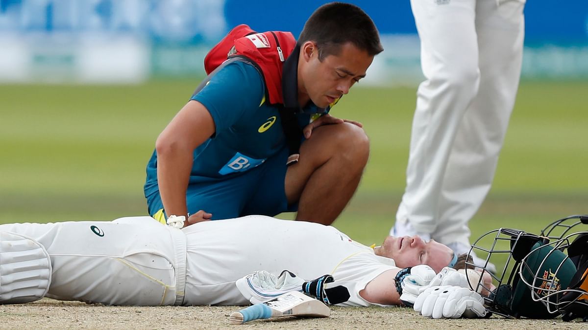 Smith has been ruled out from the 3rd Test due to concussion after he was struck on the neck by Archer’s bouncer.