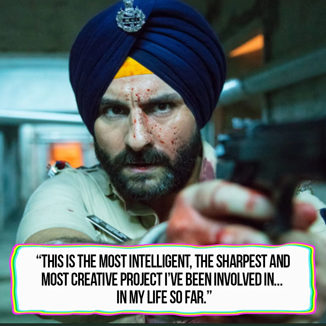We can’t imagine anyone else as police inspector Sartaj Singh.