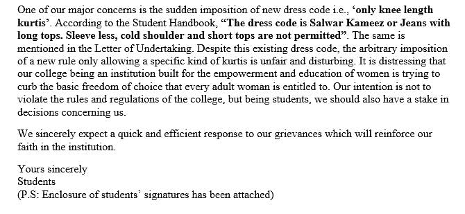 Students have revolted after an all-girls college in Hyderabad mandated that they must wear salwar-kameez on campus.