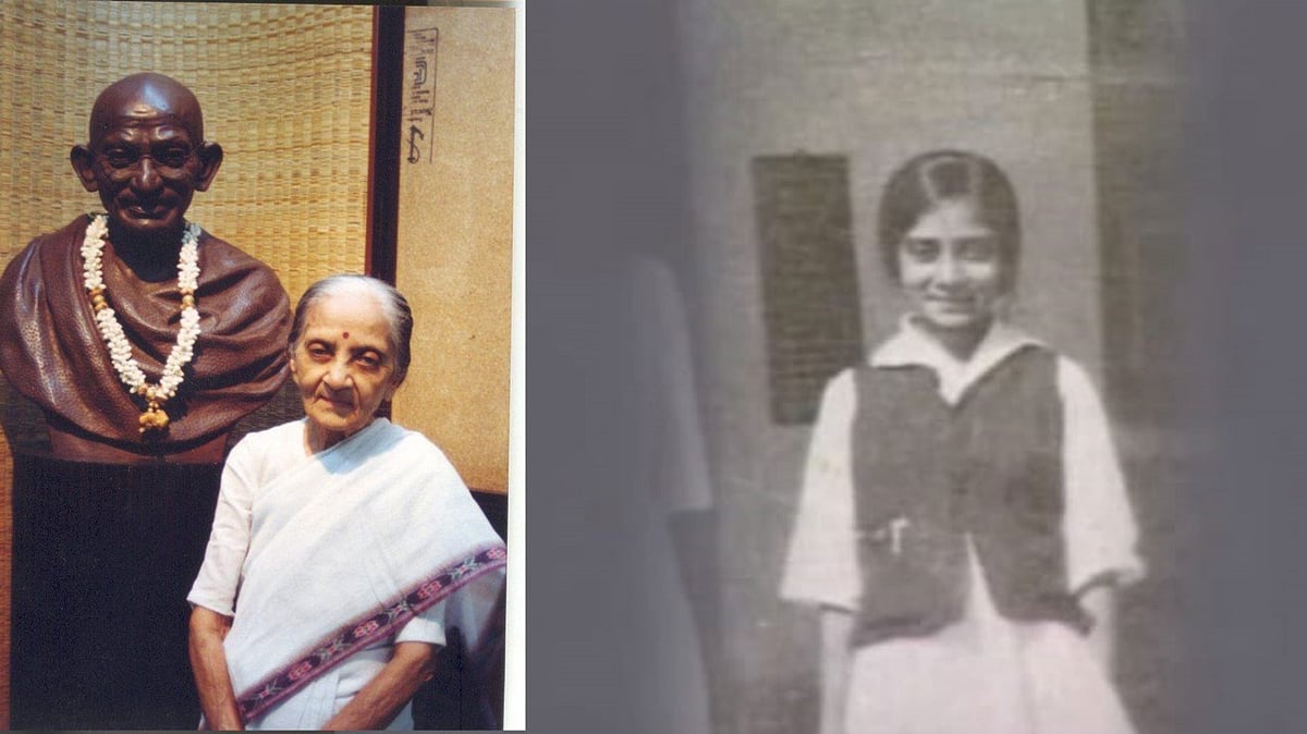 Usha Mehta joined the ‘Simon Go Back’ movement at the age of eight.