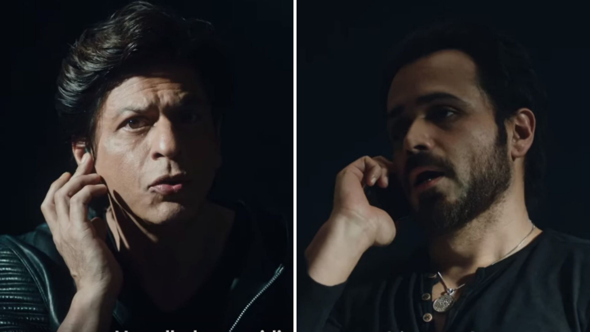 Shah Rukh Khan and Emraan Hashmi in a still from the teaser.