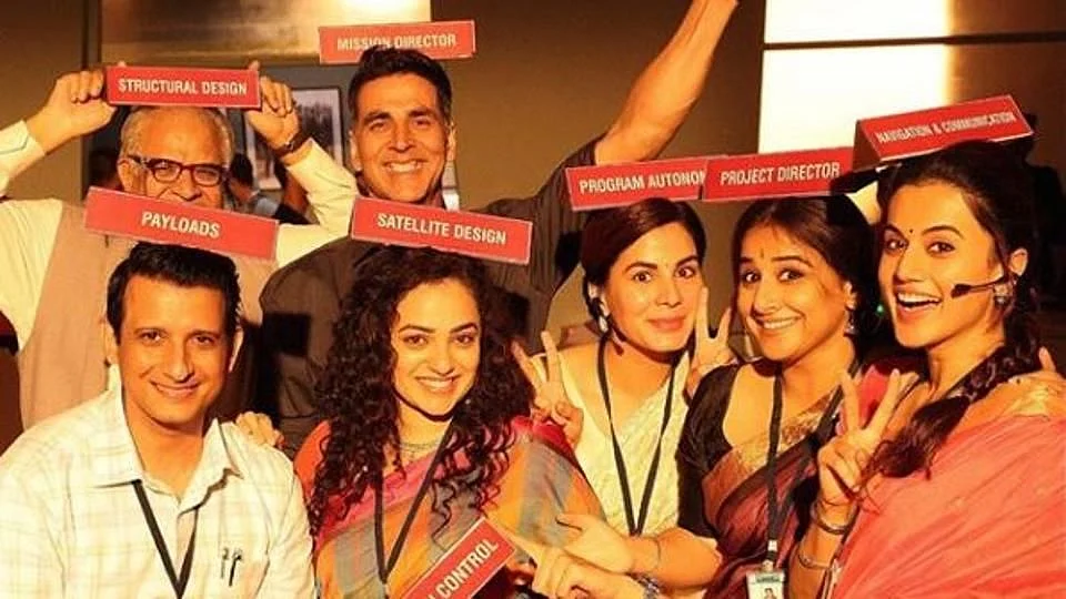 A still from <i>Mission Mangal</i>.