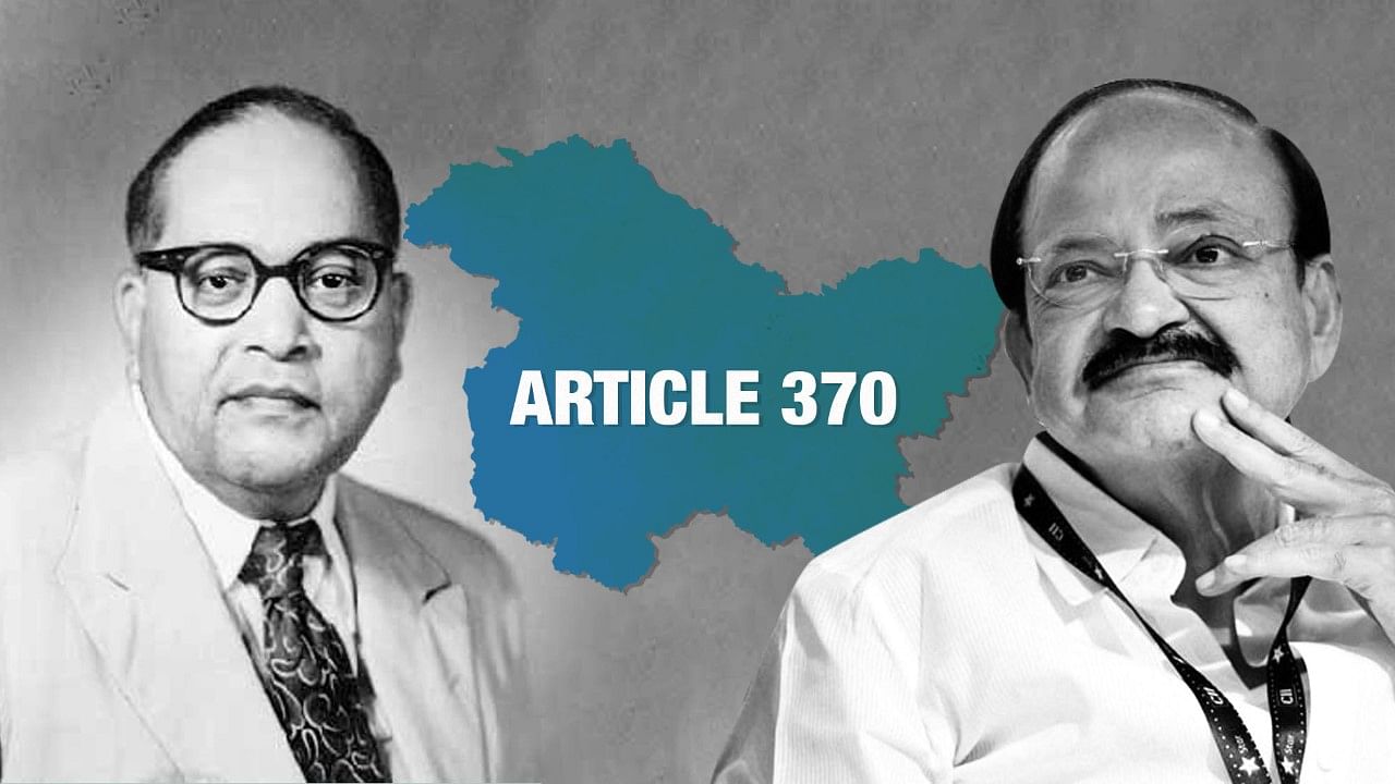 Vice President Venkaiah Naidu falsely claimed that BR Ambedkar was not in favour of Article 370.