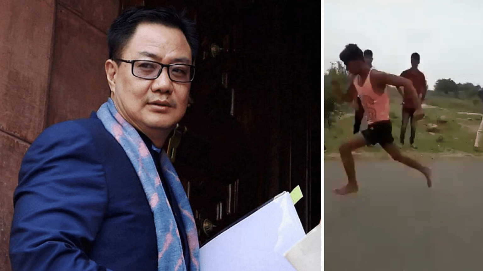 After seeing the video, Sports Minister Kiren Rijiju asked the man to be brought to him so that he could get him enrolled in a coaching institute.