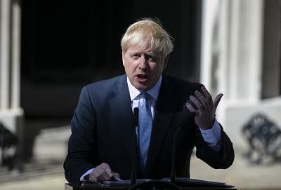British Prime Minister Boris Johnson. (Xinhua/Han Yan/IANS)