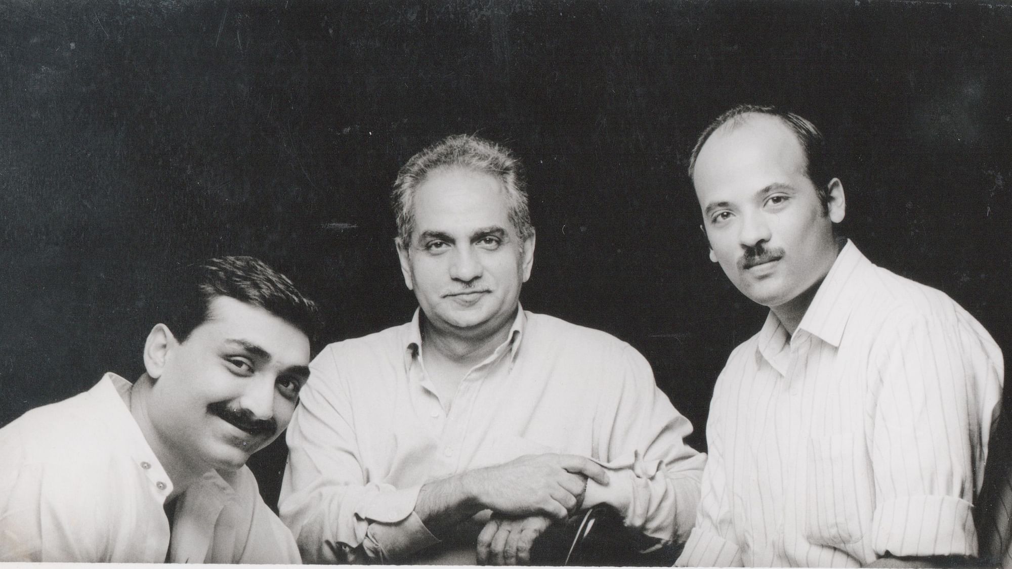 Aditya Chopra, Ramesh Sippy&nbsp; and Sooraj Barjatya together for a rare photo session.