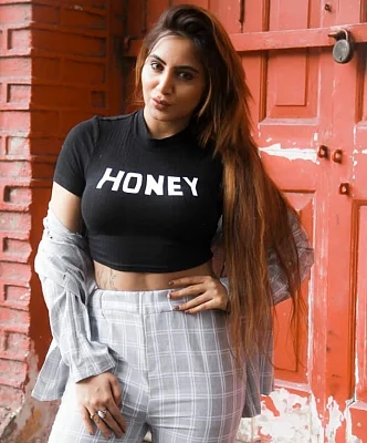 Model and Actress Arshi Khan.