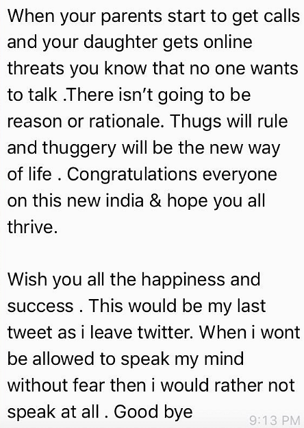 Anurag Kashyap deletes his Twitter account, his last tweet tells us why.