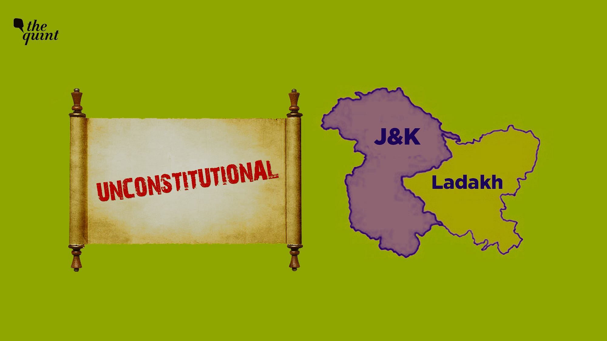The J&amp;K Reorganisation Act passed by Parliament violates India’s federal structure.