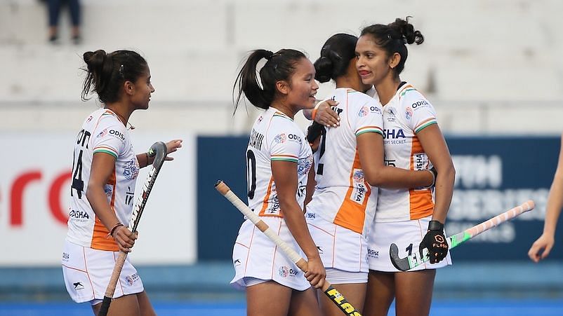 The Indian women hockey team won the Olympic Test event with a 2-1 win over Japan in the final.