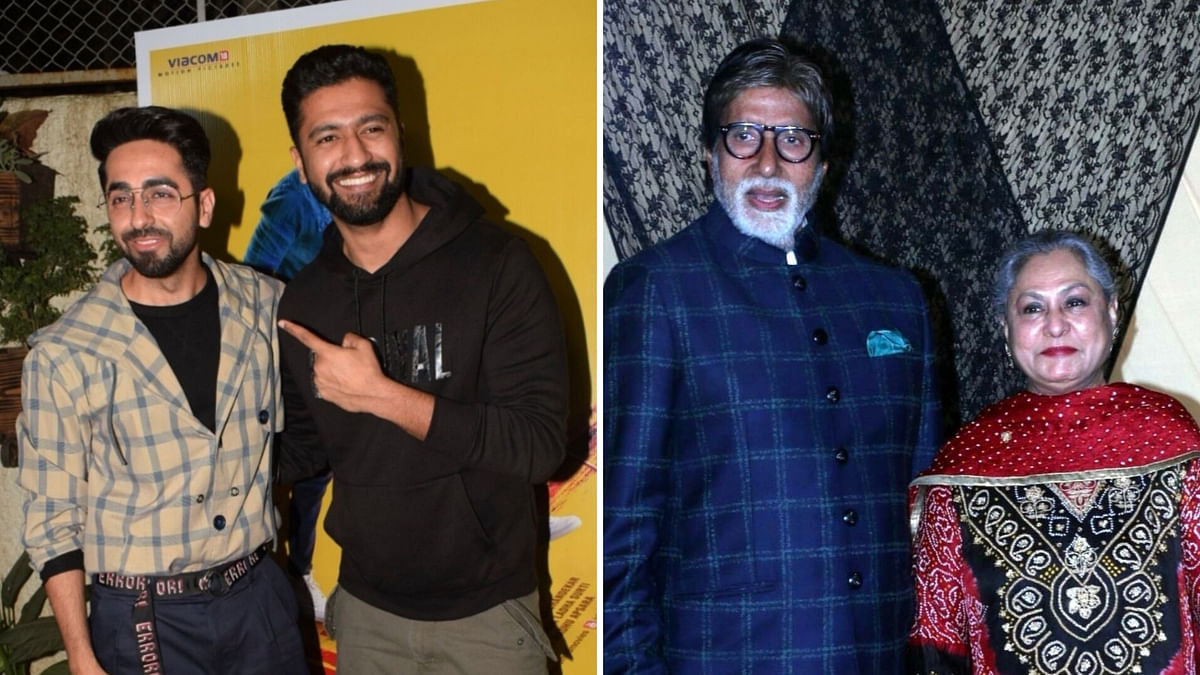 Ayushmann, Vicky Bowled Over by Special Notes from Big B & Jaya
