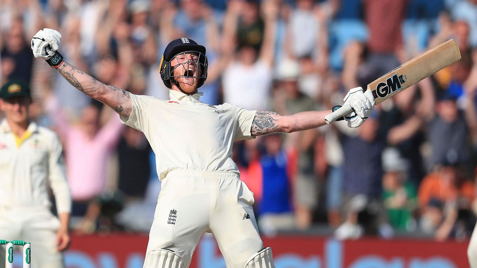 Cricket World Cup hero Ben Stokes scored a stunning 135 not out as England kept its Ashes hopes alive with a one-wicket win over Australia.