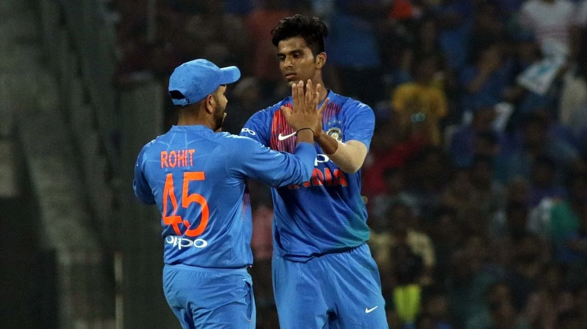 Another young spinner inducted into the side for the T20I series is Washington Sundar 