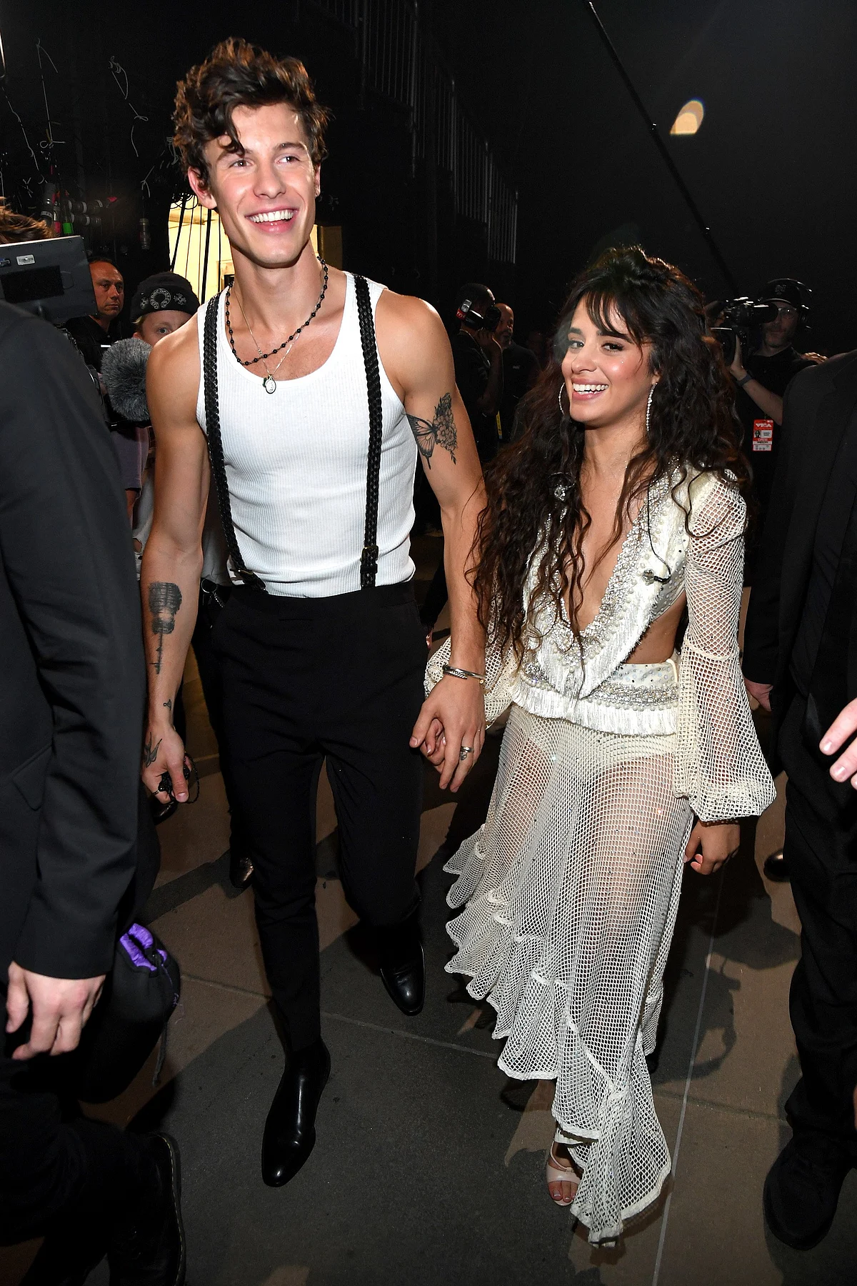Shawn Mendes & Camila Cabello at the MTV Video Music Awards.