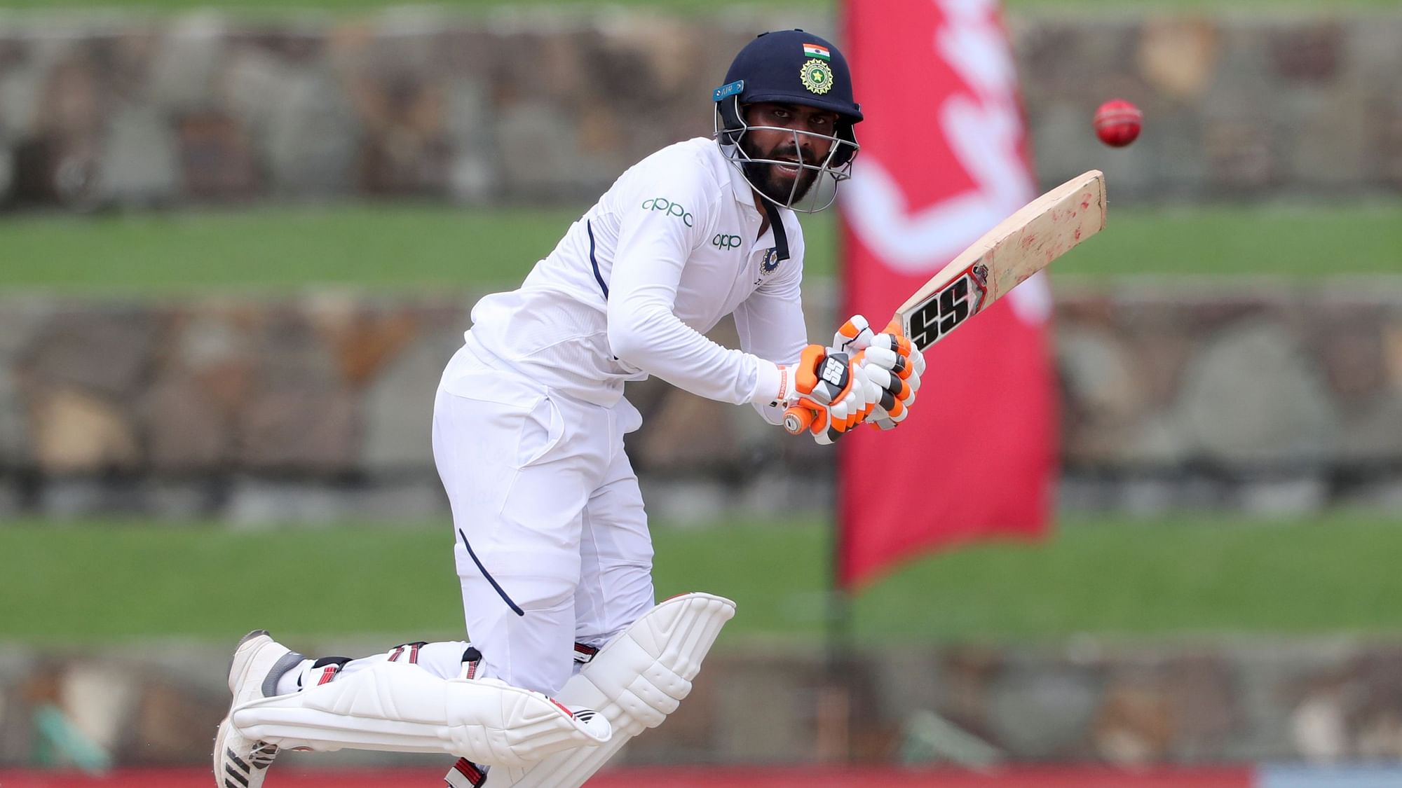 Ravindra Jadeja batted well with the tail to bring up his 11th Test fifty before he was dismissed for 58.