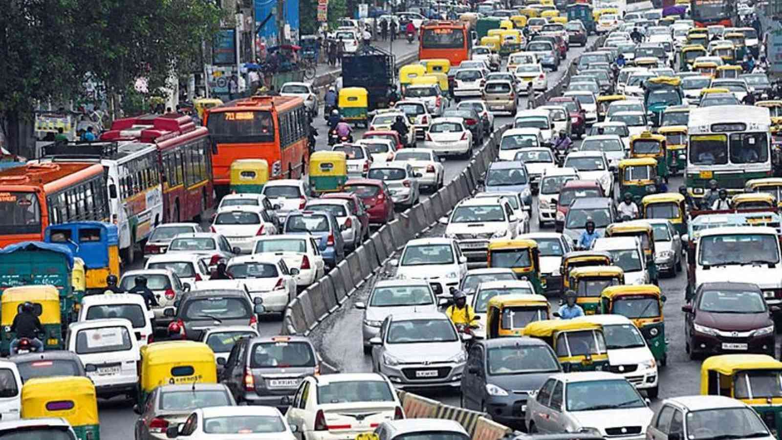 Millions of cars are added every year, leading to traffic congestion.