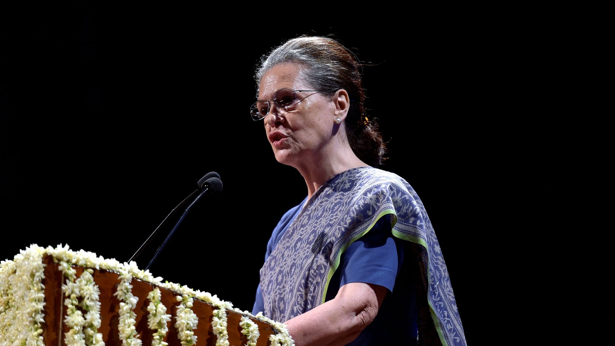 Congress Chief Sonia Gandhi.