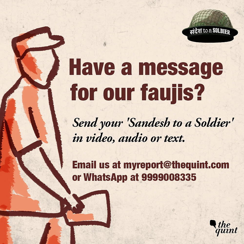 Dear Soldier, Thank You for Looking After Our Nation