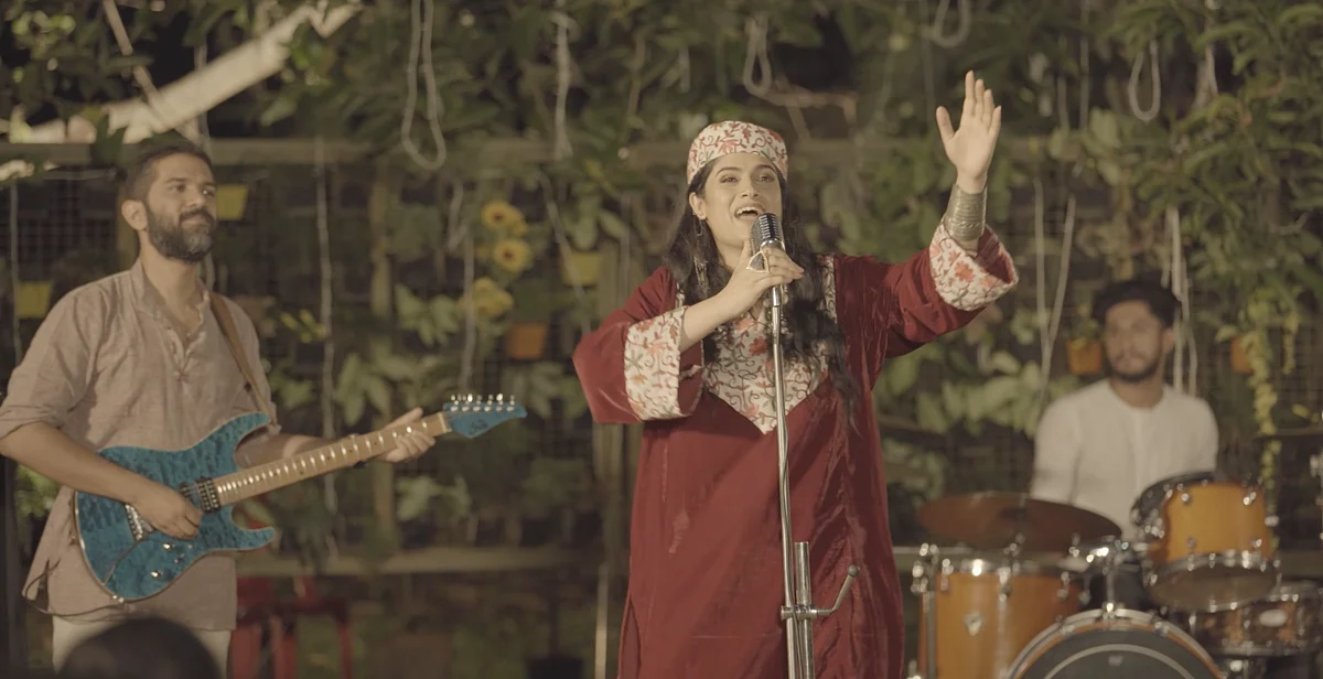 Aabha Hanjura is the founder and dynamic lead singer of the eclectic folk-pop band <i>Sufistication</i>.