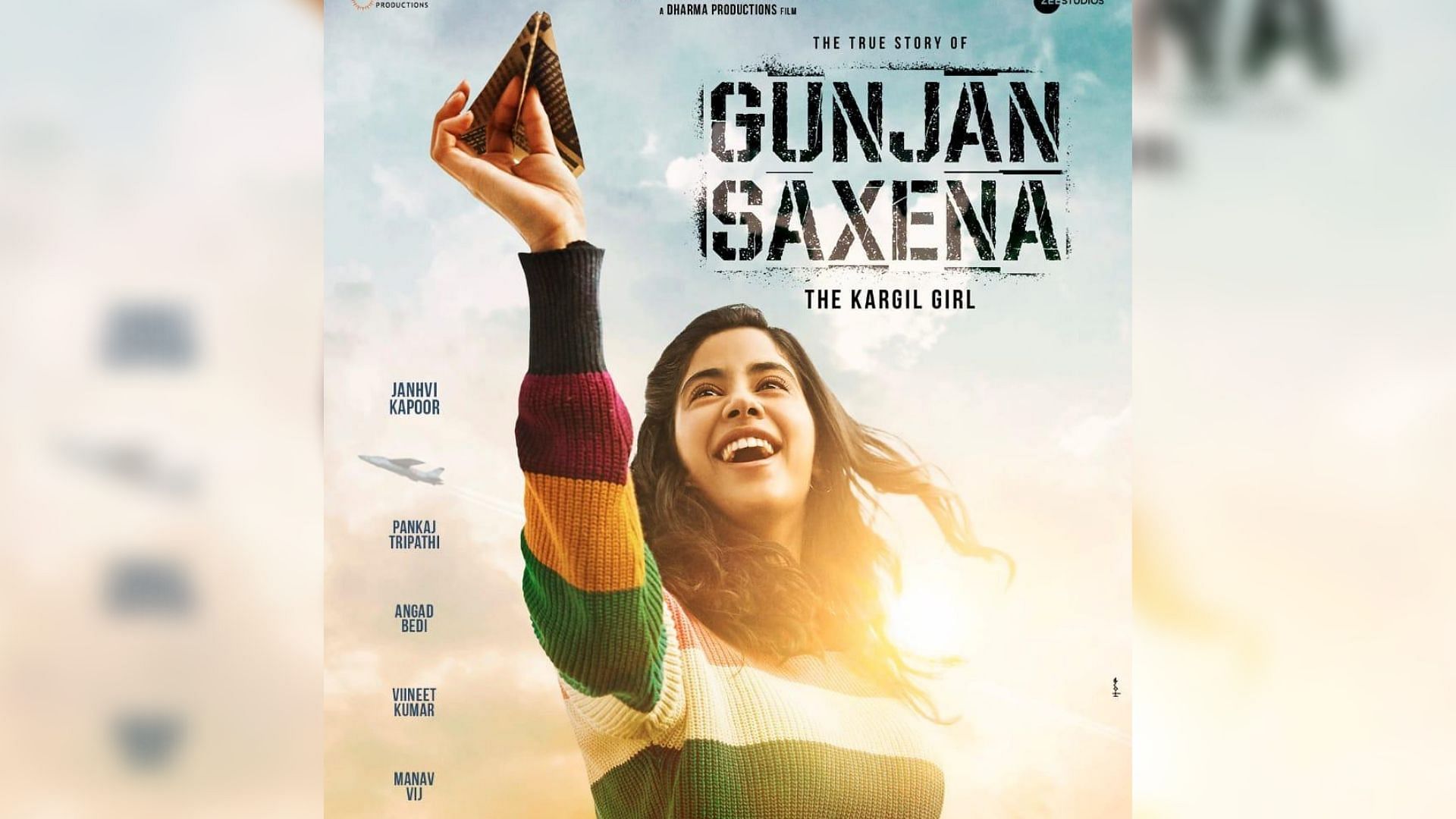 Janhvi Kapoor as Gunjan Saxena&nbsp;