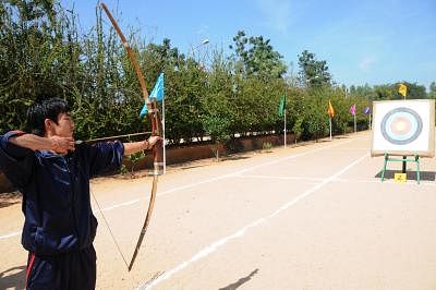 Indian archers have been training at Pune’s Army Sports Institute.