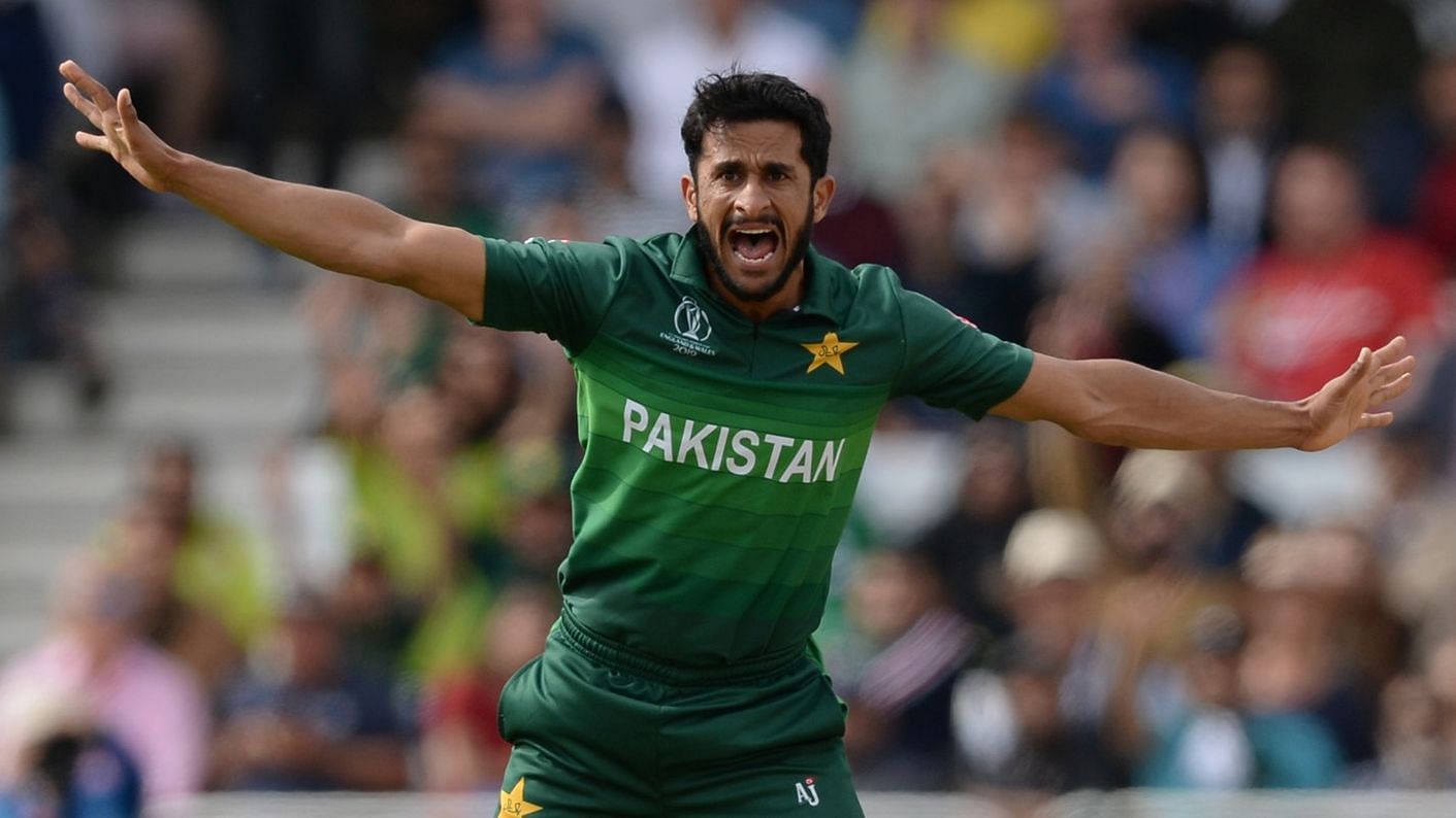 Not only did he walk down the ramp, Hasan Ali also showed off his trademark wicket-taking celebrations.