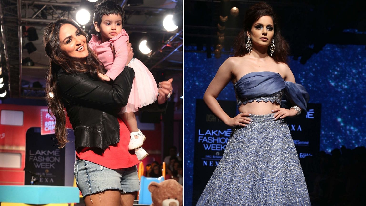 Esha Deol and Kangana Ranaut were showstoppers at LFW 2019.