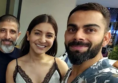 Bollywood actress Anushka Sharma has joined her star cricketer husband Virat Kohli in Miami, ahead of India