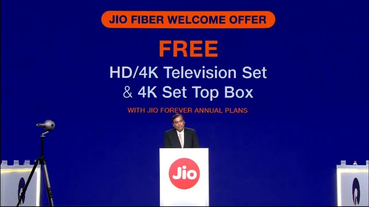 Reliance is expected to commercially launch its Jio GigaFiber broadband service in the country.