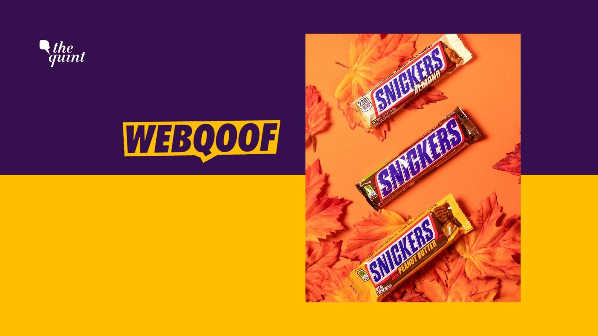 A post on social media claims that Snicker bars have been banned as they cause cancer.&nbsp;