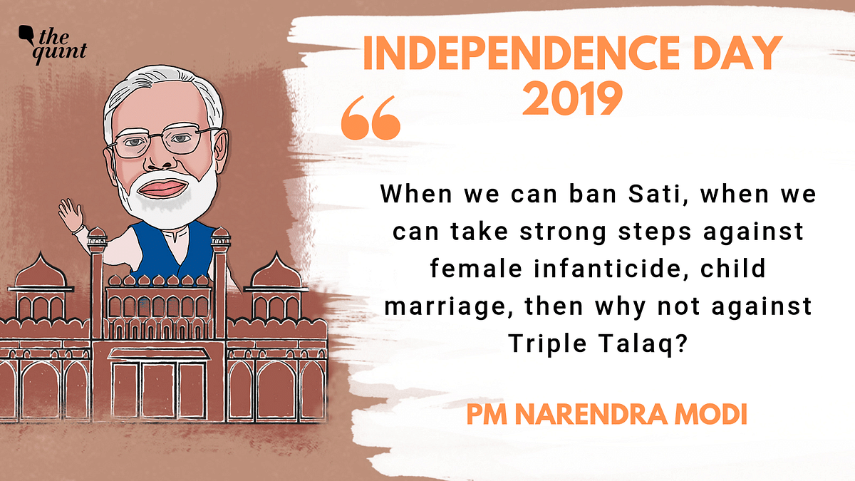 Modi touched upon a host of issues including the revocation of Article 370 and passing of the Triple Talaq Act.