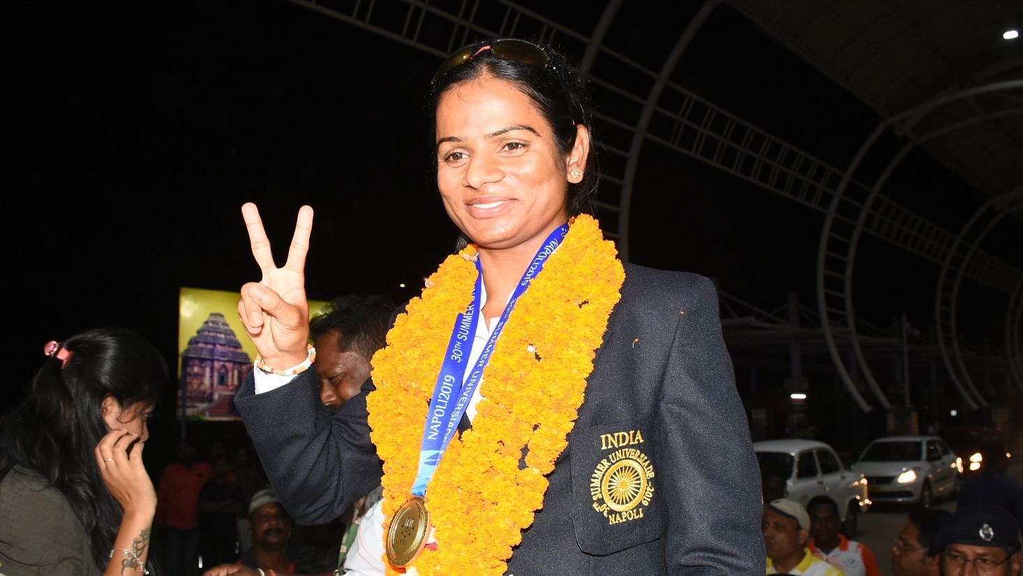 Indian athlete Dutee Chand requested the External Affairs Minister S Jaishankar to help her get visa.