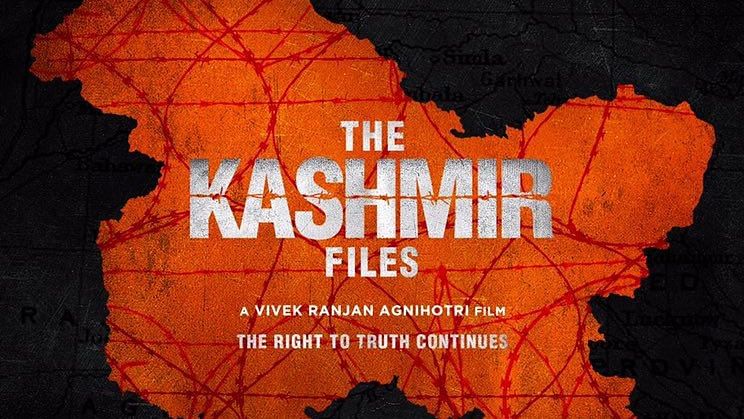A poster for <i>The Kashmir Files</i>.&nbsp;