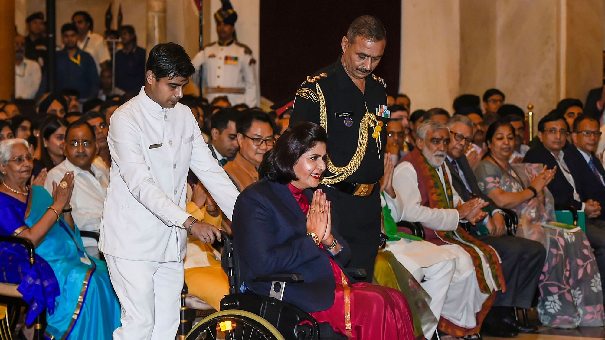 Paralympic silver-medallist Deepa Malik became the first Indian woman para-athlete and the oldest to be conferred the Rajiv Gandhi Khel Ratna award.