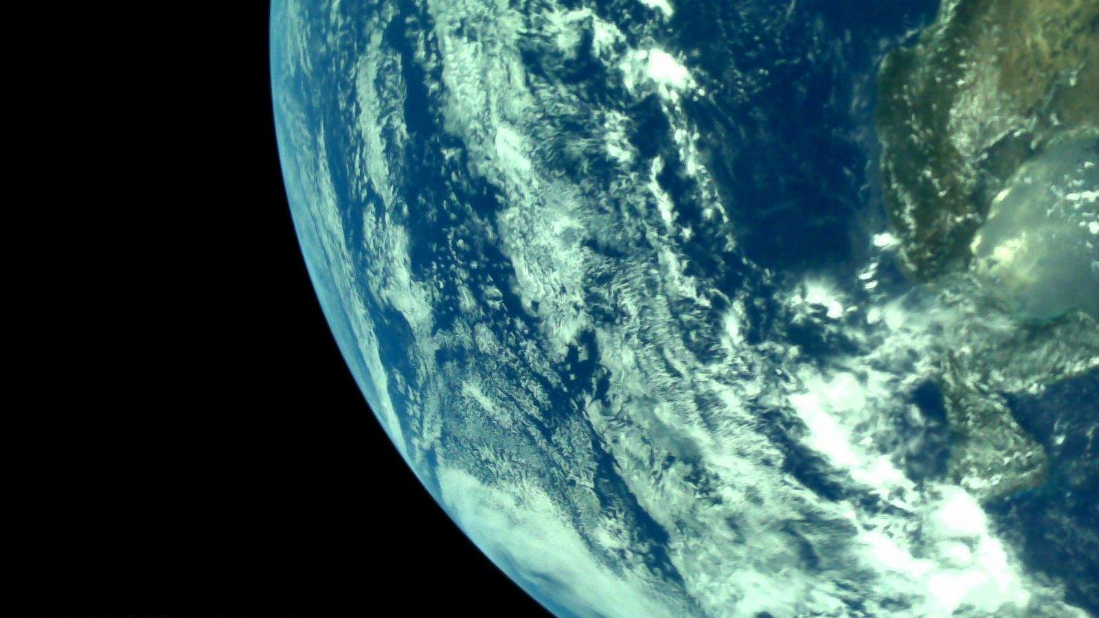 Photo of Earth from Chandrayaan 2: Photo released by ISRO.