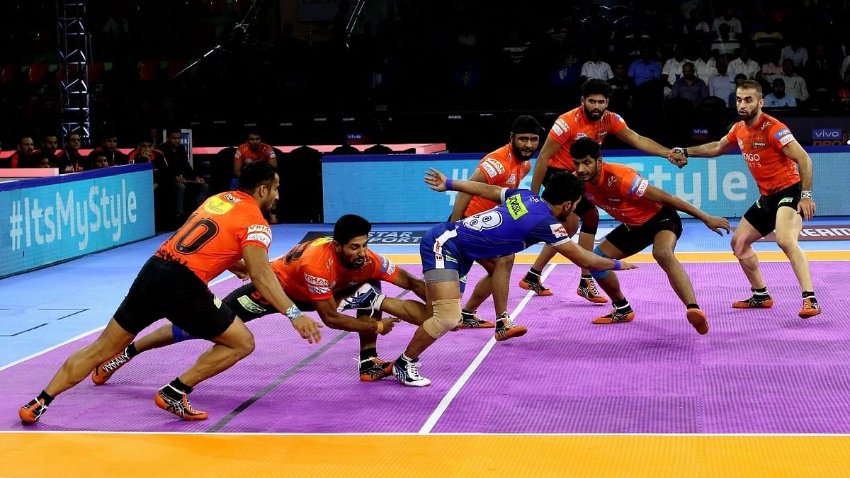 Haryana Steelers picked up an important 30-27 victory against a struggling U Mumba side.