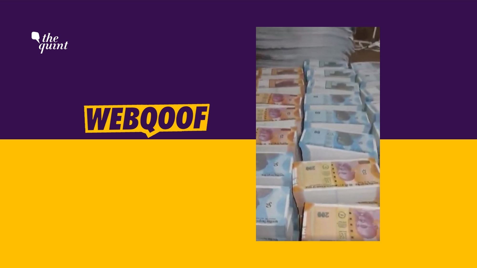 A video showing printing of ‘fake’ Rs 50 and Rs 200 notes has been doing the rounds on social media.
