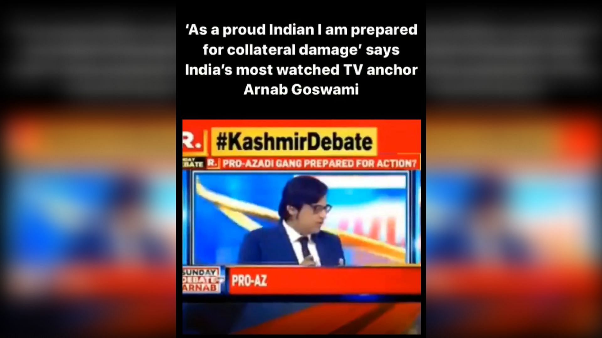 The video was shared on Wednesday amid the situation in Kashmir after the revocation of Article 370.