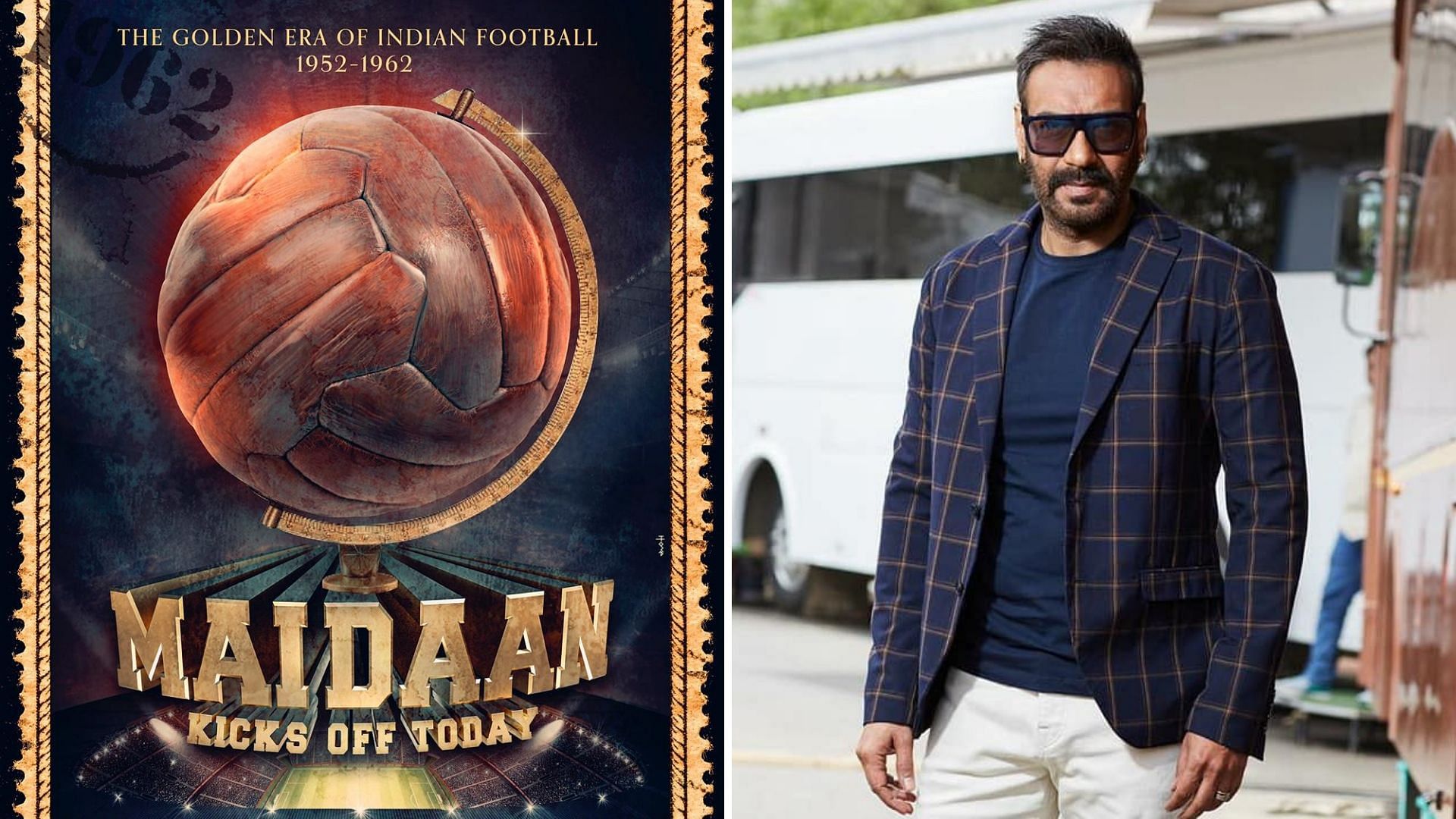 Maidaan First Poster: Ajay Devgn stars as football legend Syed Abdul Rahim.