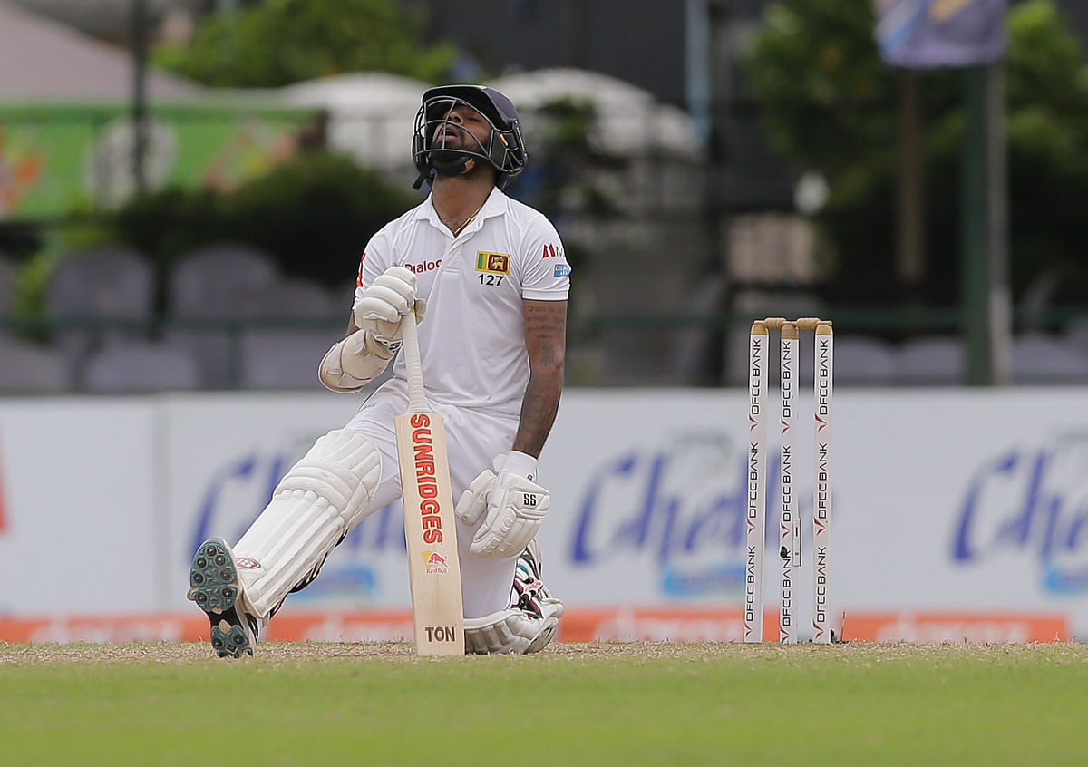 Needing 187 runs in the second innings to make New Zealand bat again, Sri Lanka was bowled out for 122 runs.